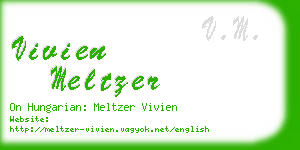 vivien meltzer business card